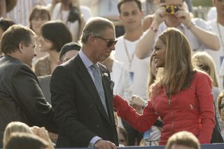 King Charles and Beyoncé at the 95.8 Capital FM Party In The Park for The Prince's Trust in London on July 6, 2003