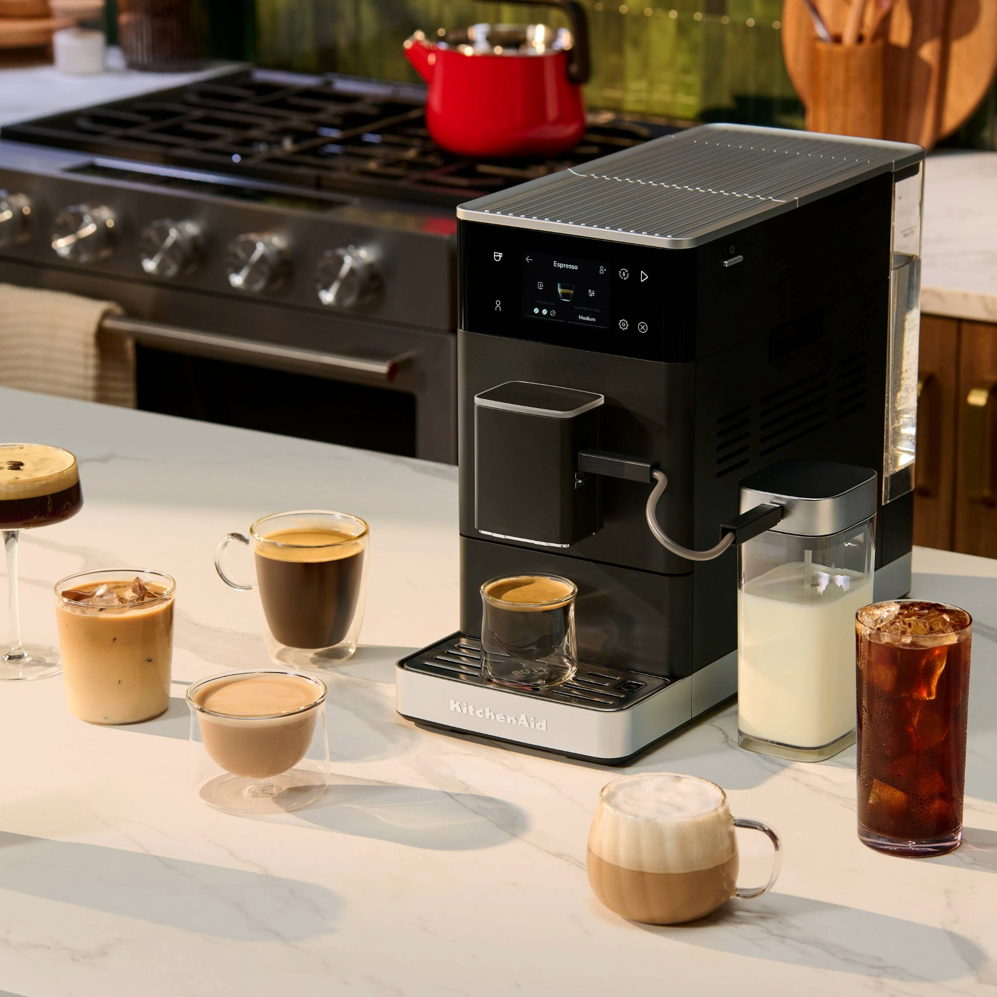 KitchenAid's new compact coffee machine collection 