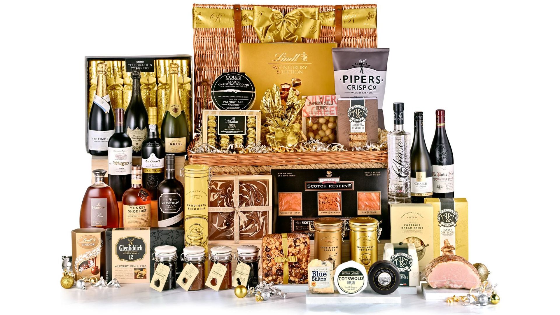 Regency Supreme Indulgence Hamper with Dom Pérignon Champagne