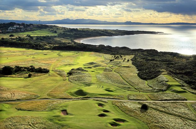 An aerial view of Muirfield