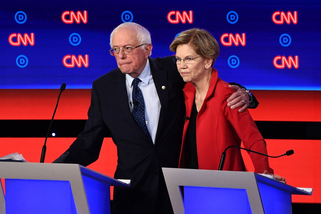 Bernie Sanders and Elizabeth Warren