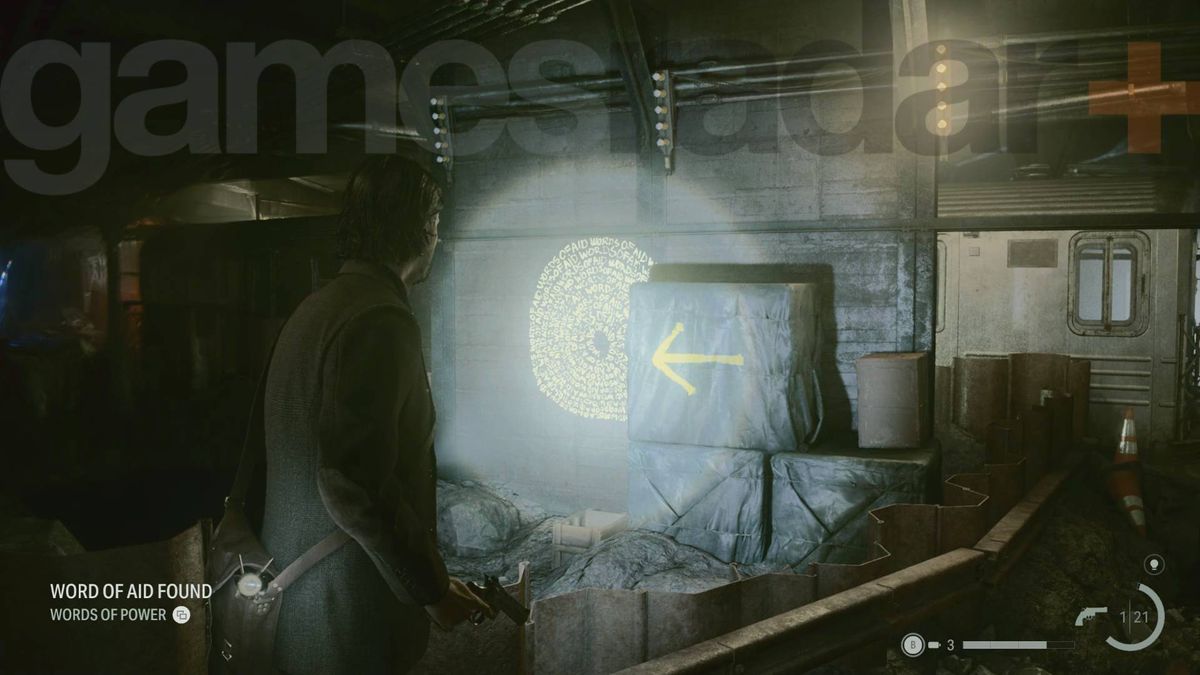 alan wake 2 subway words of power