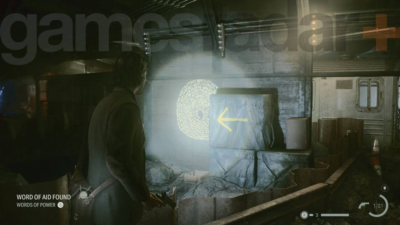 alan wake 2 subway words of power