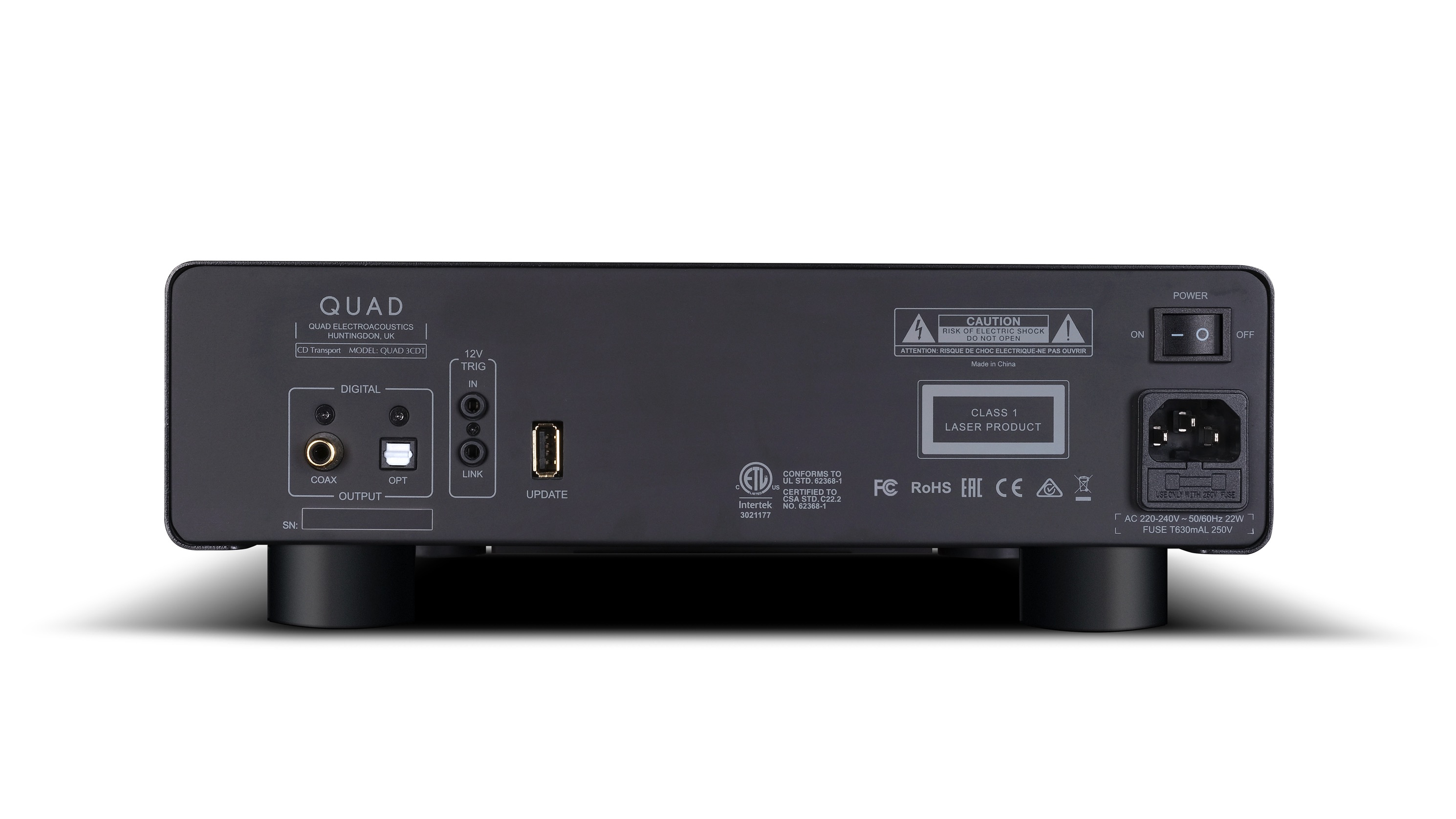 Quad 3CDT CD transport