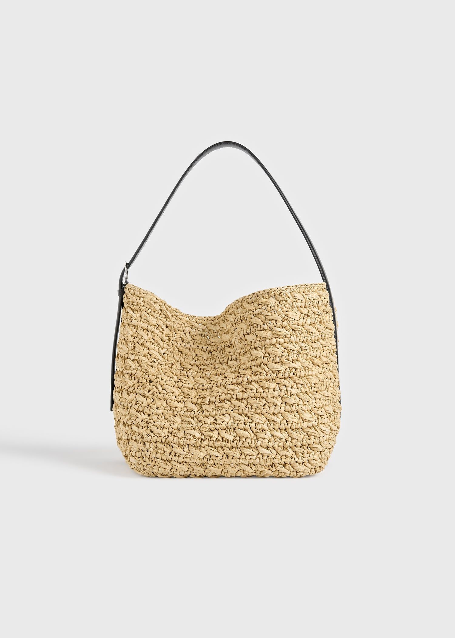 Medium Belted Paper Raffia Tote Natural - One Size