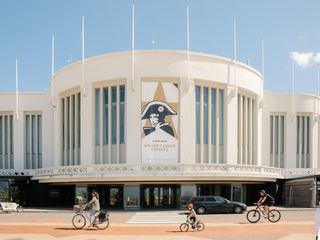 Art deco casino in Knokke-Heist, Belgium, during Zoute Grand Prix 2023,