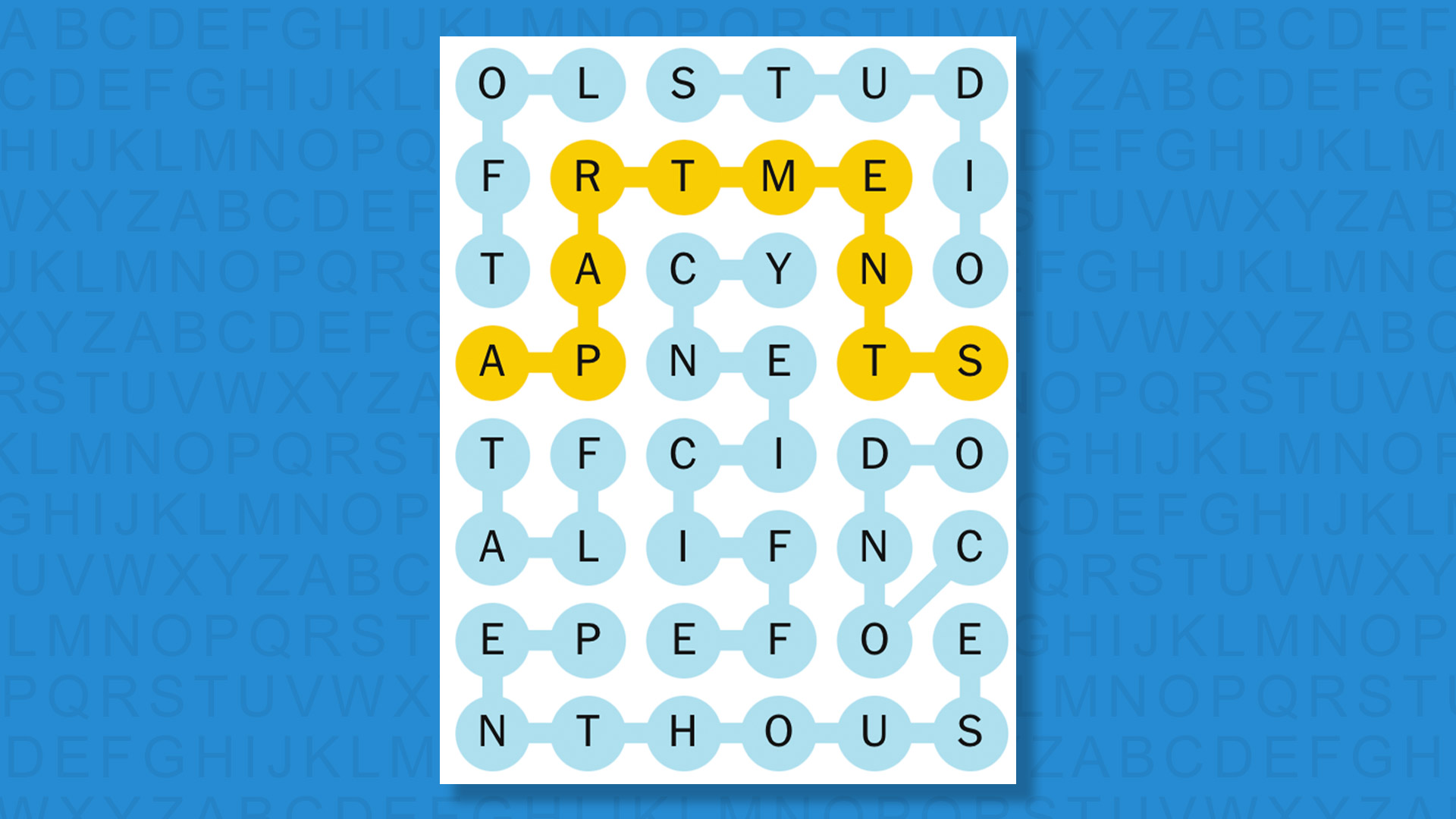 NYT Strands answers for game 846 on a blue background