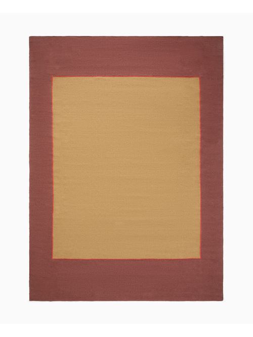 Emma Chamberlain Frame Flatweave Wool Rug, 5' x 8'