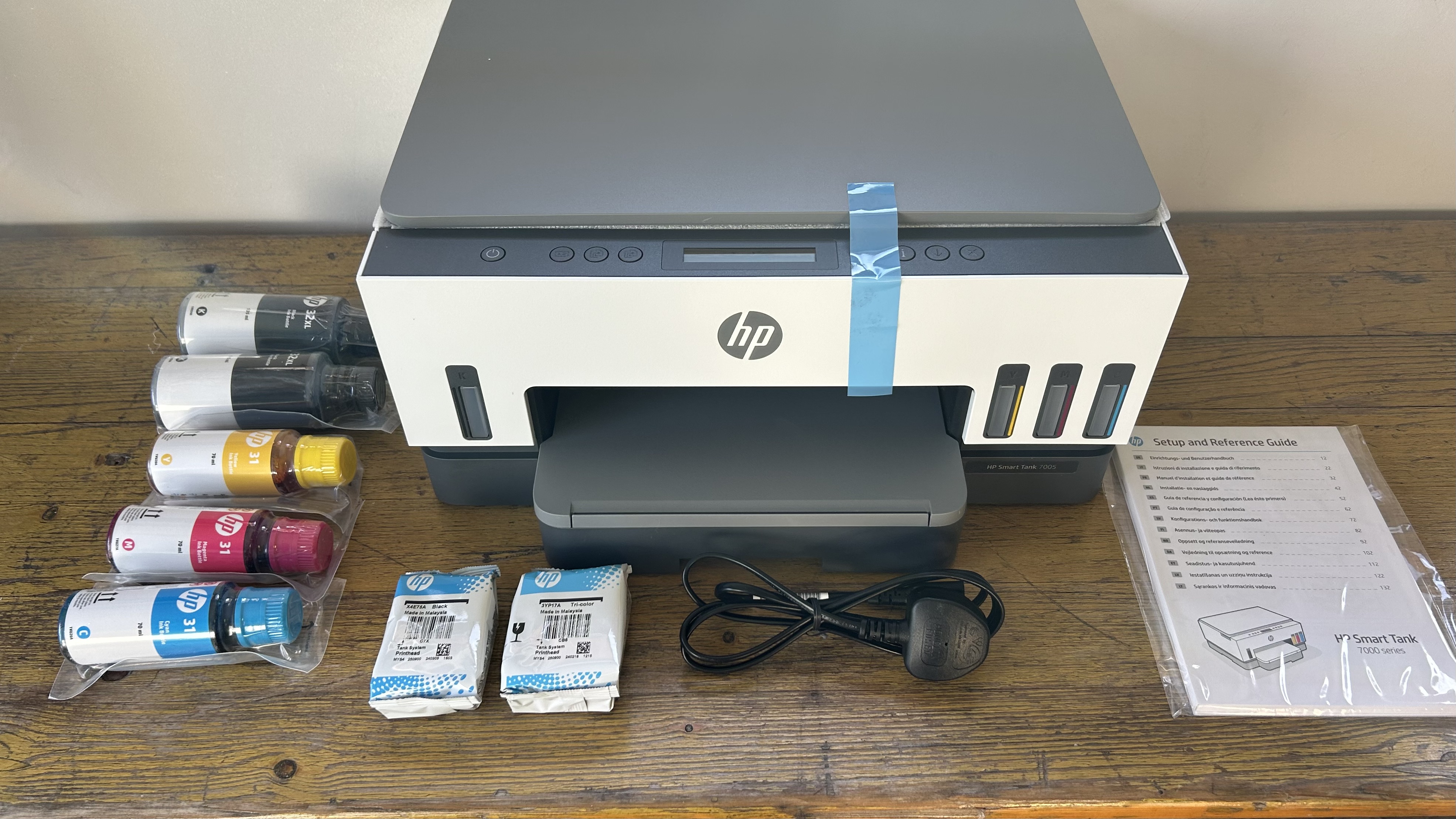 HP Smart Tank 7001 / 7005 printer during our review