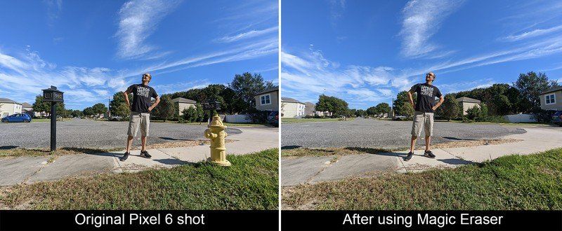 Pixel 6 Pro Magic Eraser