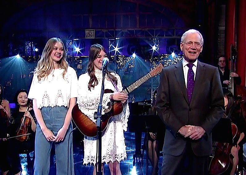 First Aid Kit performs &amp;quot;America&amp;quot; for Letterman