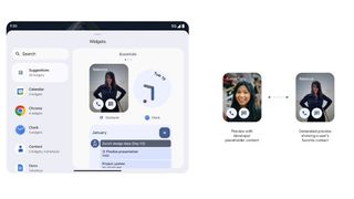 Android 15 widget preview feature