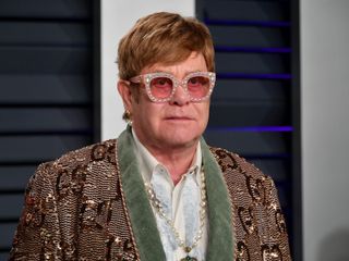 Elton John on the red carpet