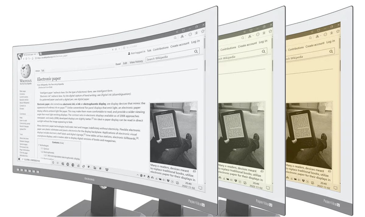 Dasung Paperlike 253U monitors