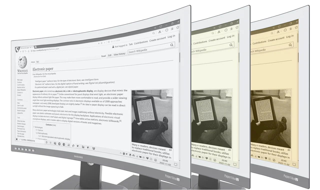Dasung Paperlike 253U monitors