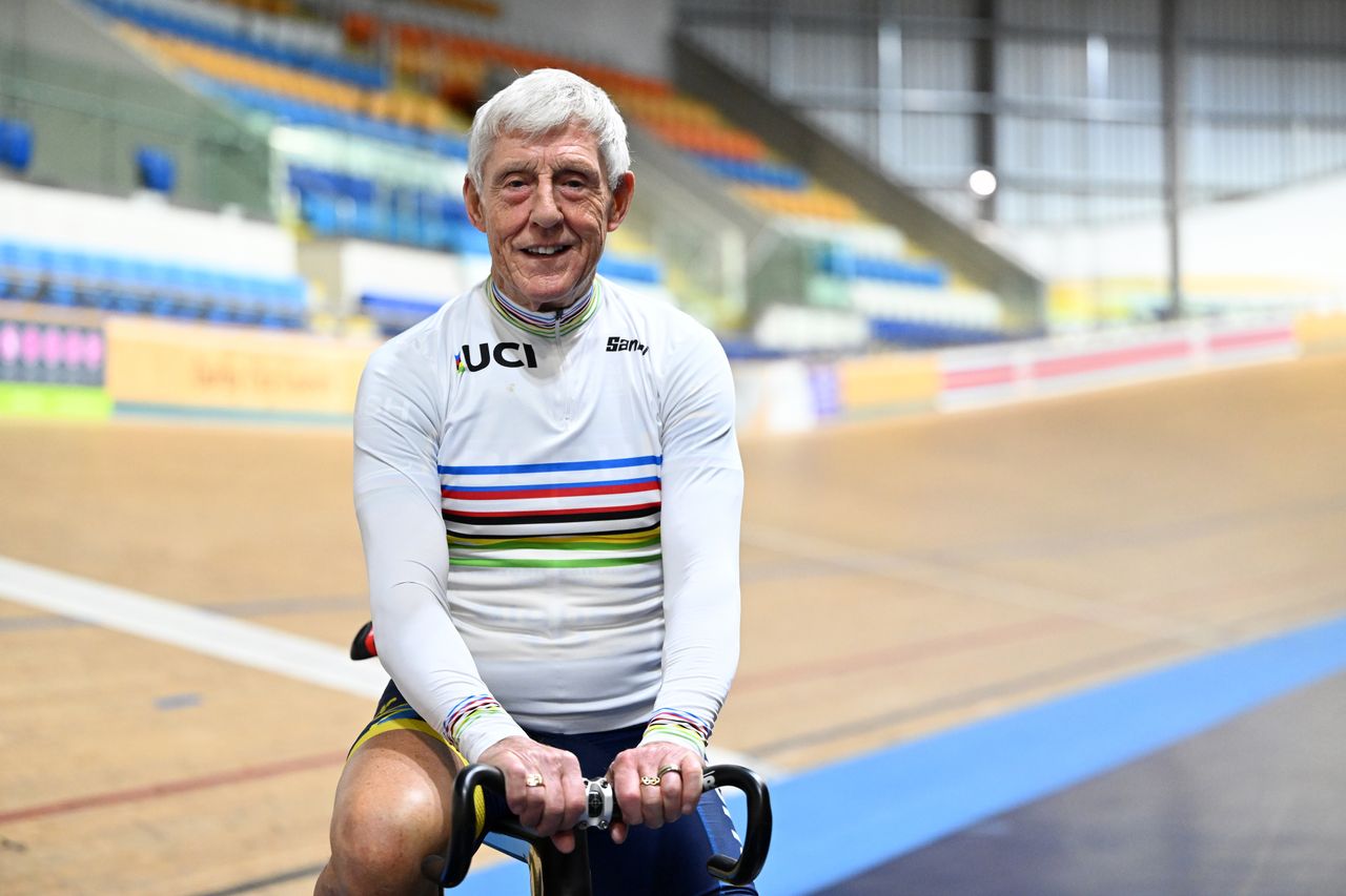 Geoff Cooke at Derby Velodrome