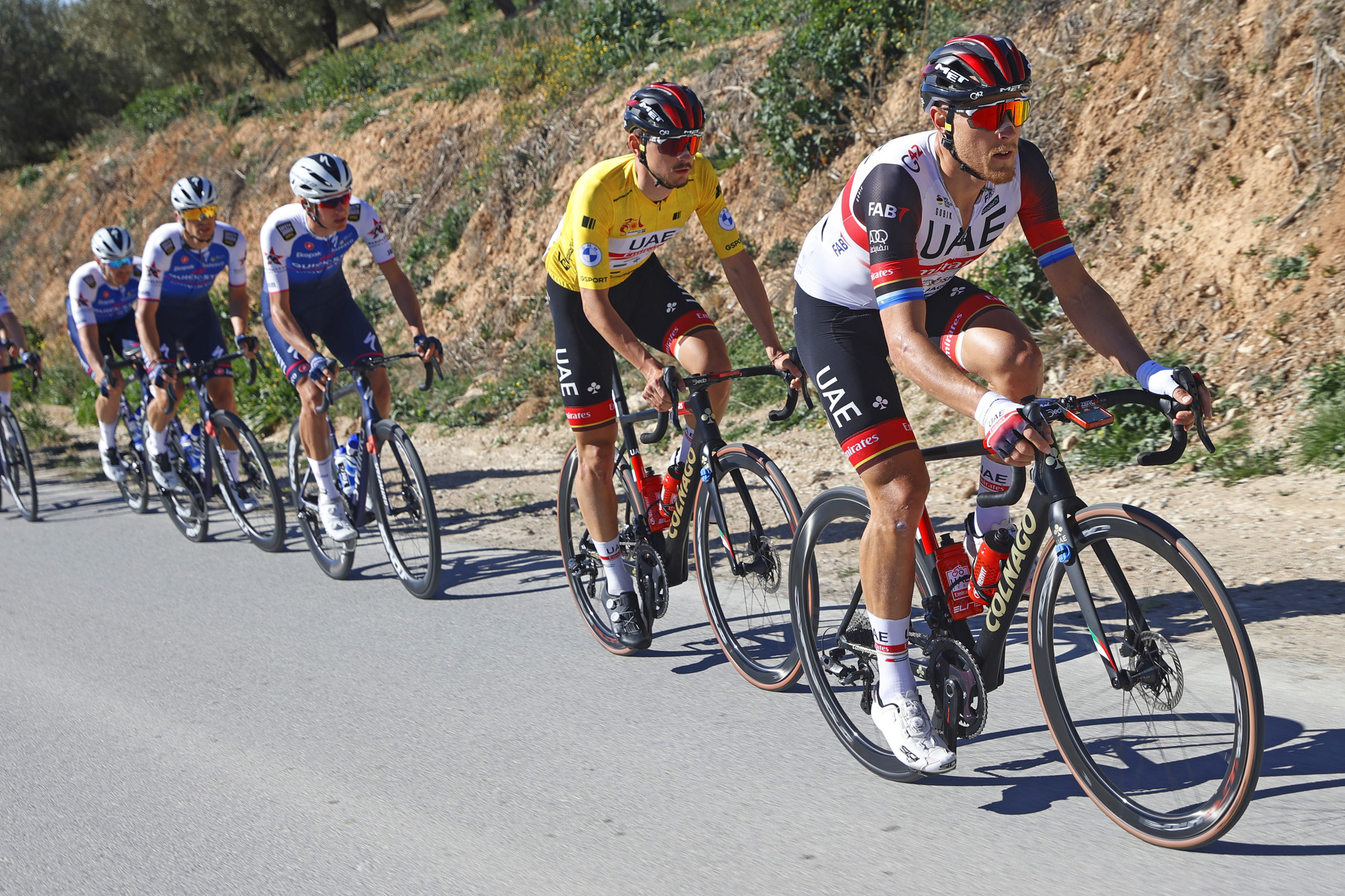 Vuelta a Andalucia Ruta Del Sol 2022 68th Edition 3rd stage Lucena Otura 1526 km 18022022 Matteo Alessandro Covi ITA UAE Team Emirates photo Luis Angel GomezSprintCyclingAgency2022