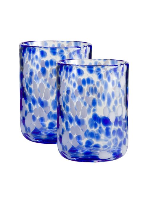 Dotio Speckled Glass Tumblers 