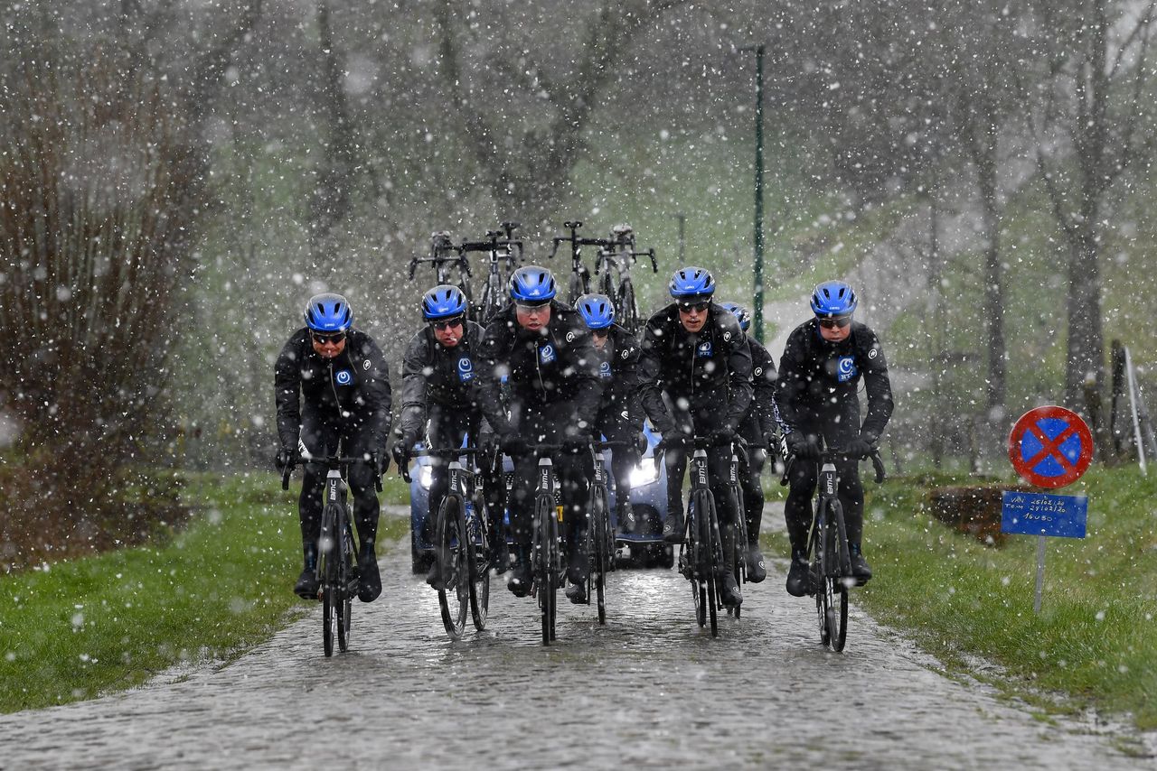 Omloop Het Nieuwsblad 2020 Flanders Classics 75th Edition Training 27022020 NTT Pro Cycling photo Nico VereeckenPNBettiniPhoto2020