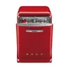 Smeg DF6FABR2 Retro Freestanding Dishwasher in Red