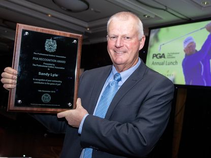 Sandy Lyle Receives PGA Recognition Award