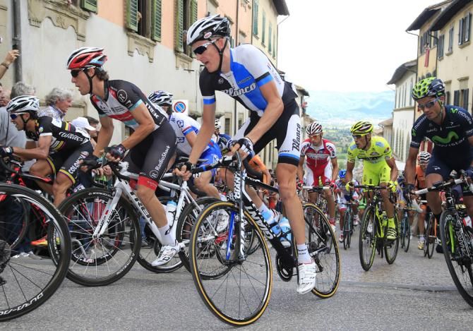 Robert Gesink (Blanco) in action during stage 9 of the Giro d'Italia