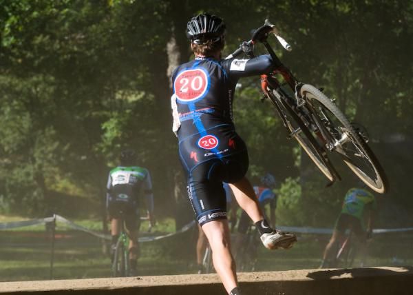 U23 rider, Zachary Adams (C3) fights to stay in contact.