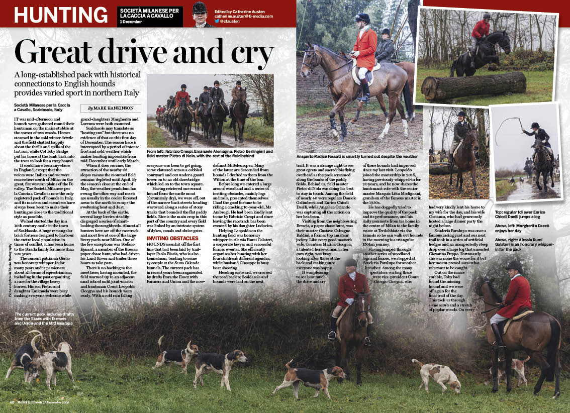 HT 3p Milan hunt report