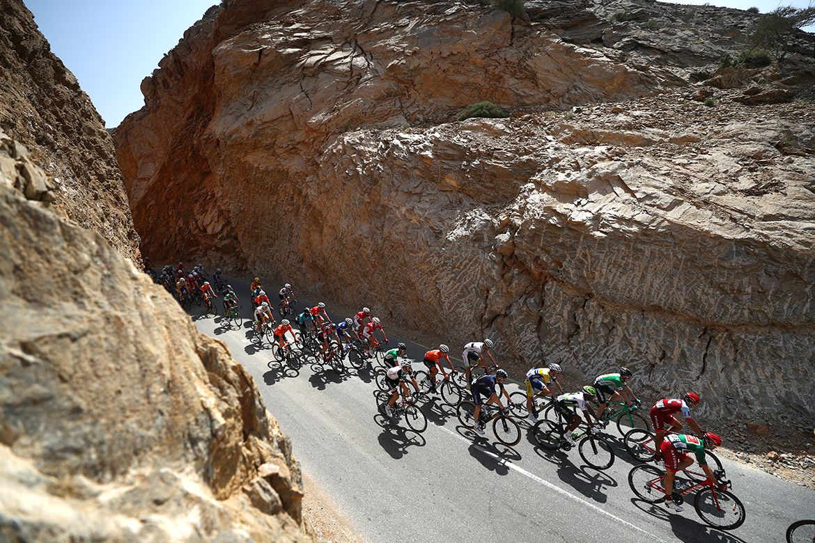 The terrain grew more rugged on stage 4 of the Tour of Oman.