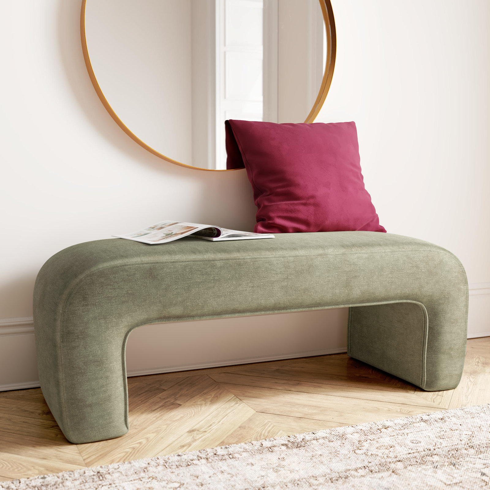 Steven Upholstered 47" Bench