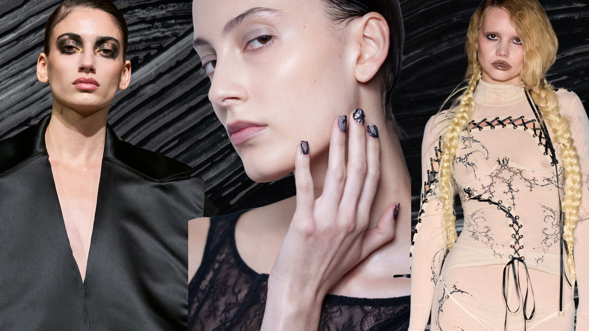 Soft grunge returns as quiet rebellion meets refined beauty