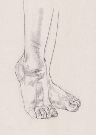 how to draw feet diagrams