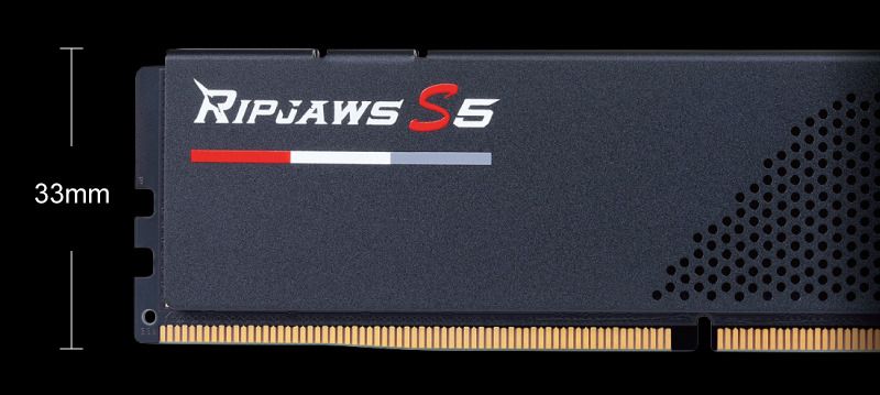 Renders for G-Skill's Ripjaws S5 Series Low Performance DDR5 Memory
