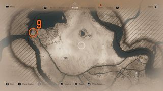 Assassin's Creed Mirage mysterious shard in Anbar map screen