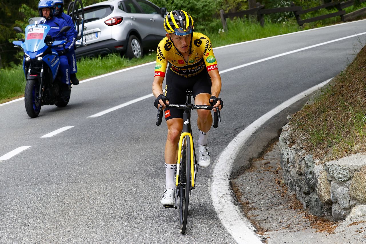 Giro d'Italia 2022 - 105th Edition - 15th stage Rivarolo Canavese - Cogne 178&Acirc;&nbsp;km - 22/05/2022 - Koen Bouwman (NED - Team Jumbo - Visma) - photo Luca Bettini/SprintCyclingAgency&Acirc;&copy;2022
