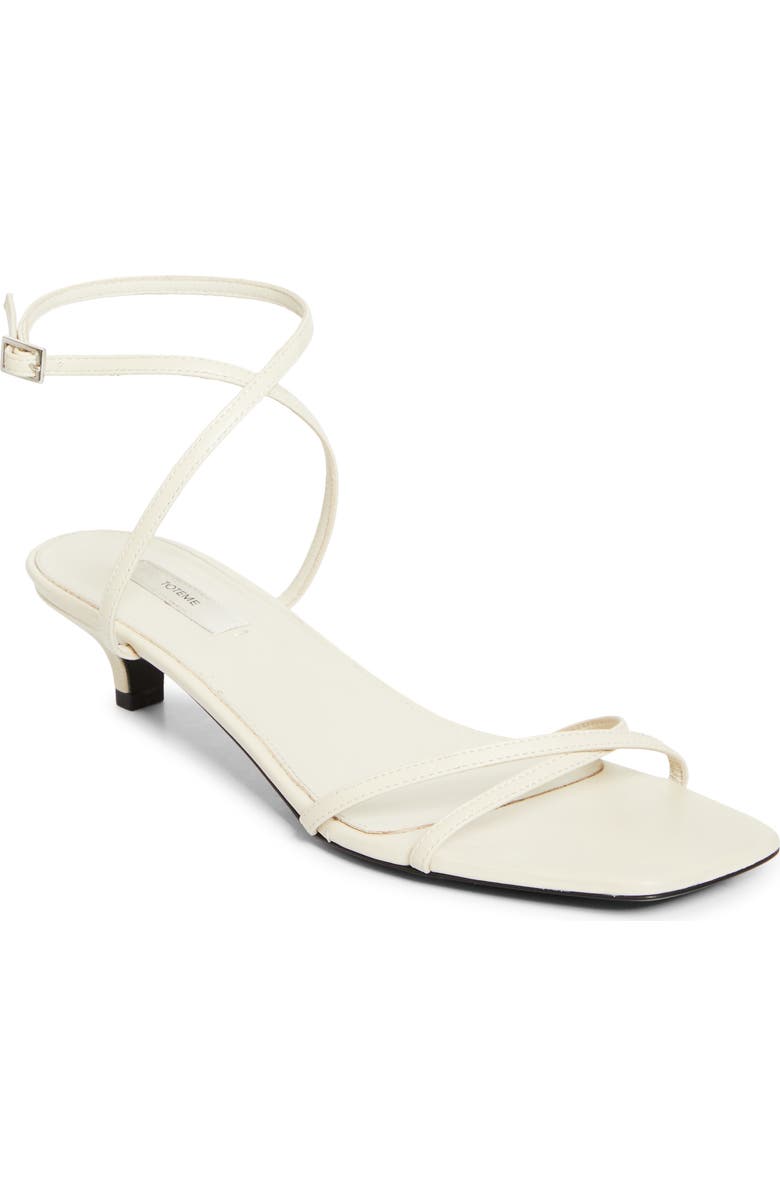 Crossover Kitten Heel Sandal