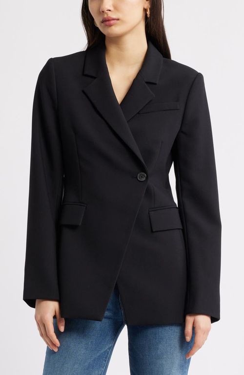 The Icon Asymmetric Fitted Blazer