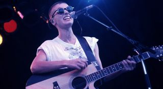Sinéad O'Connor performs at the 1991 Glastonbury Festival