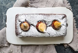 pear and chocolate cake