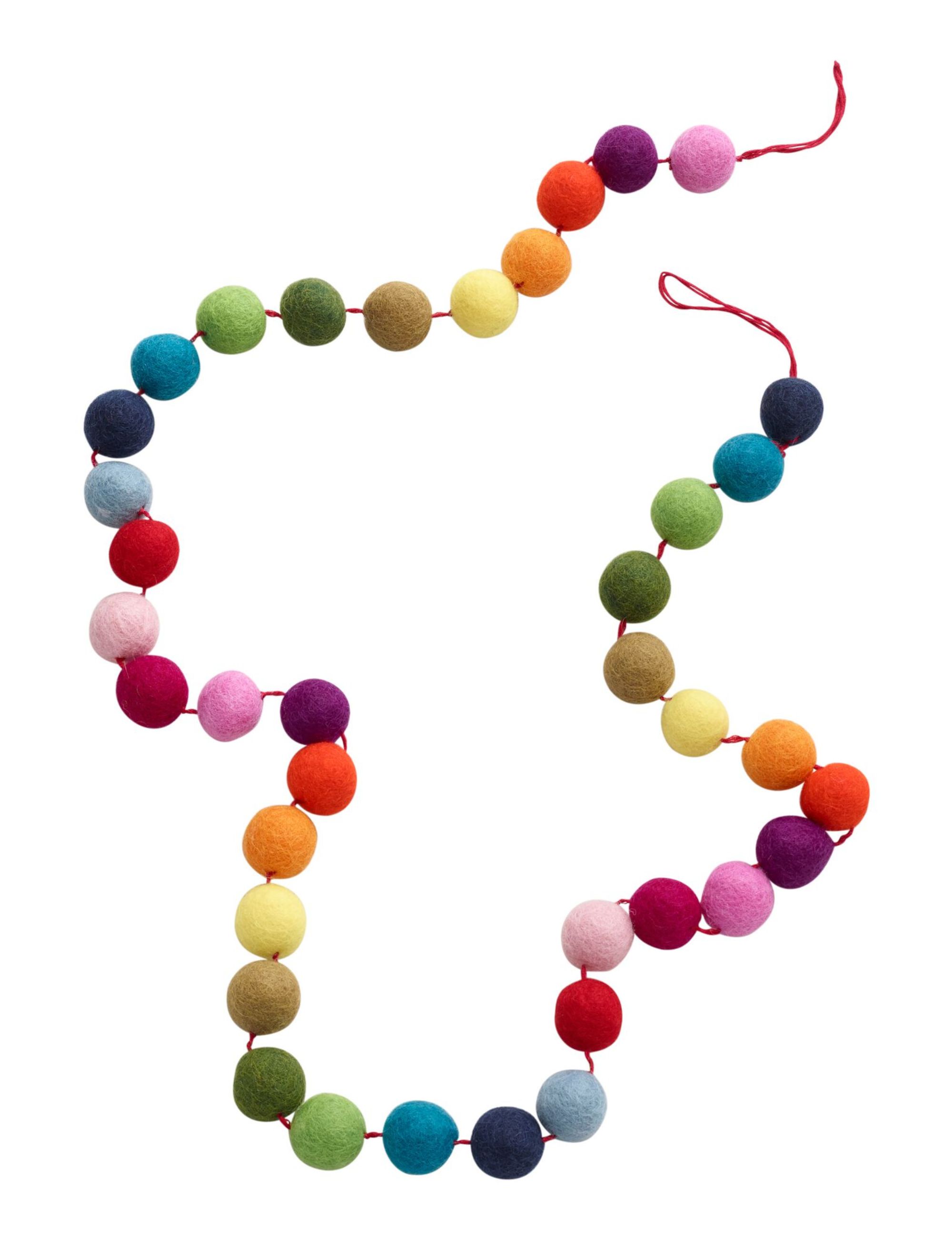 Multicolor Felt Garland