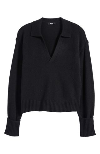 Paige Maxie Cashmere Polo Sweater 