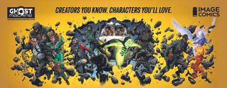 A promotional banner featuring many of the Hyde Street characters.