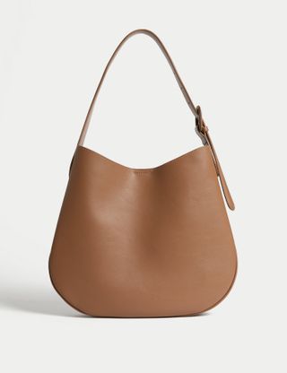 M&S Faux Leather Shoulder Bag