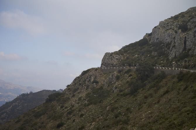 The hinterland of Calpe offers ideal winter training conditions.