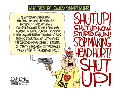 Editorial cartoon gun control