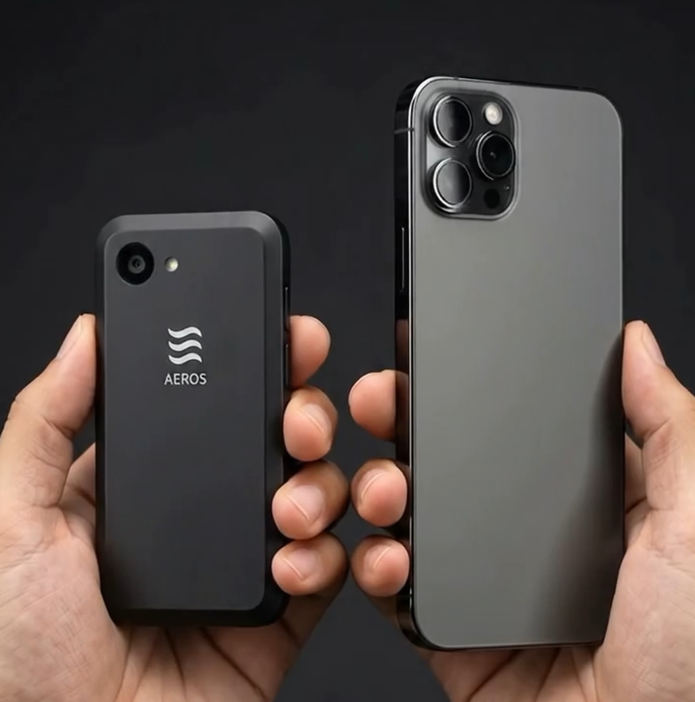 Aeros have downsized the smartphone to limit its impact