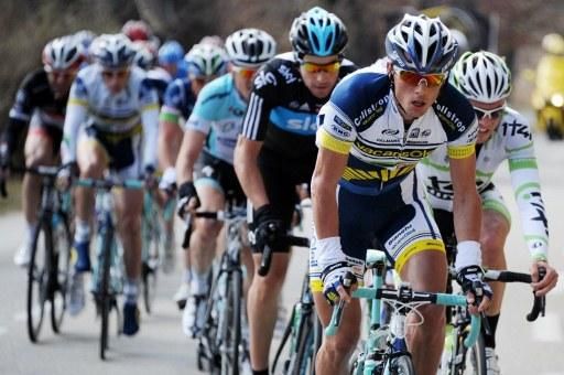 Lieuwe Westra (Vacansoleil) on the front