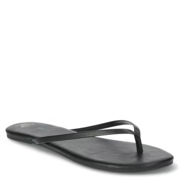 Time and Tru Women's Barely There Sandals, Wide Width Available
