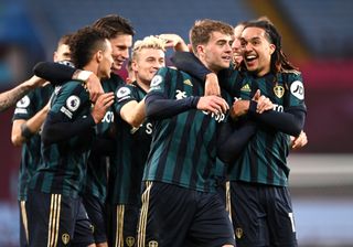 Patrick Bamford's (second right) hat-trick took his tally to six Premier League goals in as many games for the season