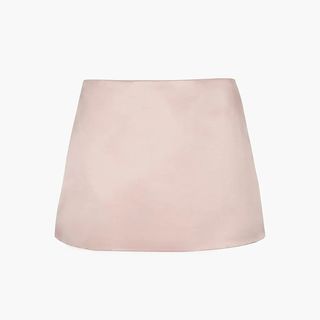 pink mini skirt